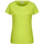 Dámské tričko z bio bavlny James+Nicholson 8007 - Acid yellow M