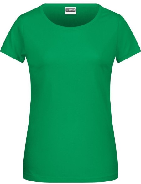 Dámské tričko z bio bavlny James+Nicholson 8007 - Fern green S