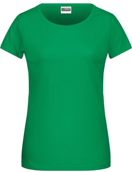 Dámské tričko z bio bavlny James+Nicholson 8007 - Fern green M