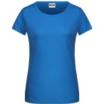 Dámské tričko z bio bavlny James+Nicholson 8007 - Cobalt XXL