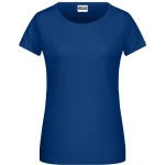 Dámské tričko z bio bavlny James+Nicholson 8007 - Dark royal M