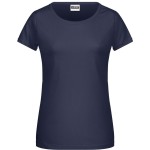 Dámské tričko z bio bavlny James+Nicholson 8007 - Navy S