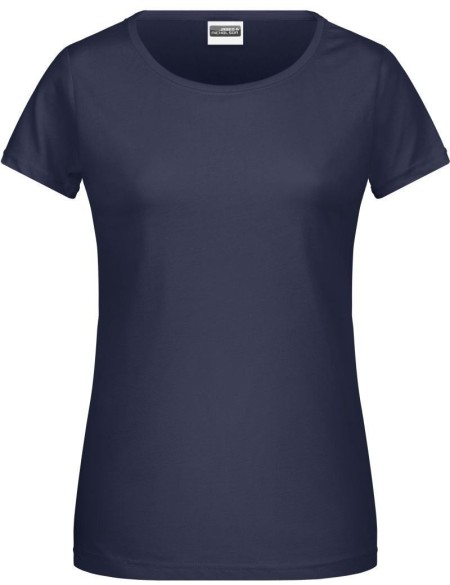 Dámské tričko z bio bavlny James+Nicholson 8007 - Navy XL