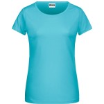 Dámské tričko z bio bavlny James+Nicholson 8007 - Pacific XL