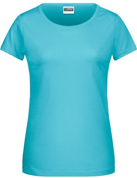 Dámské tričko z bio bavlny James+Nicholson 8007 - Pacific XL