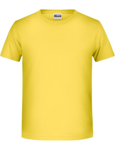 Chlapecké tričko z bio bavlny James+Nicholson 8008B - Graphite