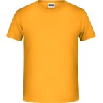 Chlapecké tričko z bio bavlny James+Nicholson 8008B - Gold yellow S