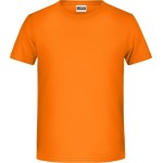 Chlapecké tričko z bio bavlny James+Nicholson 8008B - Oranžová S