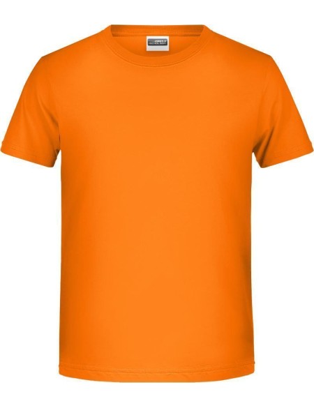 Chlapecké tričko z bio bavlny James+Nicholson 8008B - Oranžová XL
