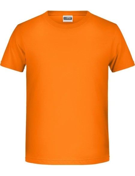Chlapecké tričko z bio bavlny James+Nicholson 8008B - Oranžová XXL