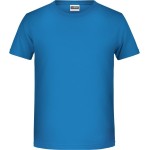 Chlapecké tričko z bio bavlny James+Nicholson 8008B - Cobalt L