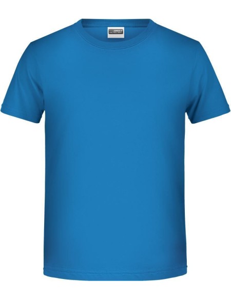 Chlapecké tričko z bio bavlny James+Nicholson 8008B - Cobalt XL