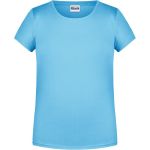 Dívčí tričko z bio bavlny James+Nicholson 8007G - Sky blue XS