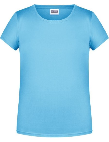 Dívčí tričko z bio bavlny James+Nicholson 8007G - Sky blue M