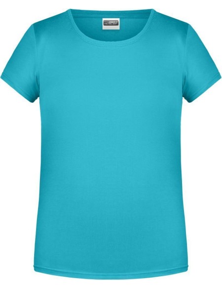 Dívčí tričko z bio bavlny James+Nicholson 8007G - Pacific M