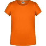Dívčí tričko z bio bavlny James+Nicholson 8007G - Oranžová XS