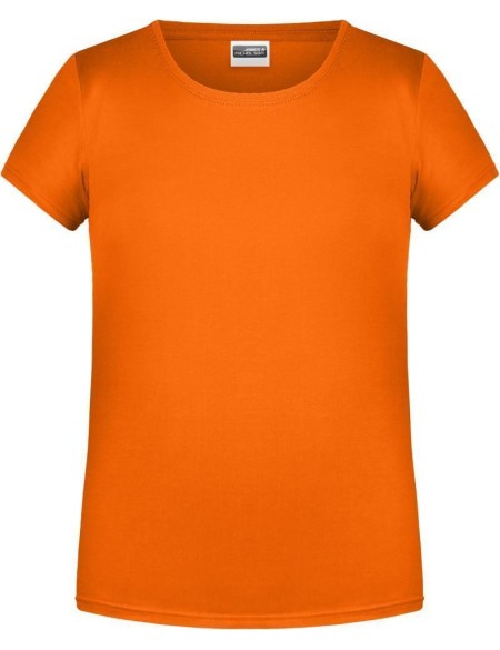 Dívčí tričko z bio bavlny James+Nicholson 8007G - Oranžová L