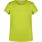 Dívčí tričko z bio bavlny James+Nicholson 8007G - Acid yellow M