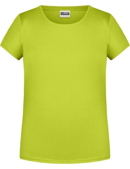 Dívčí tričko z bio bavlny James+Nicholson 8007G - Acid yellow XL