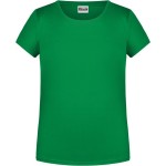 Dívčí tričko z bio bavlny James+Nicholson 8007G - Fern green XXL