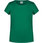 Dívčí tričko z bio bavlny James+Nicholson 8007G - Irish green M