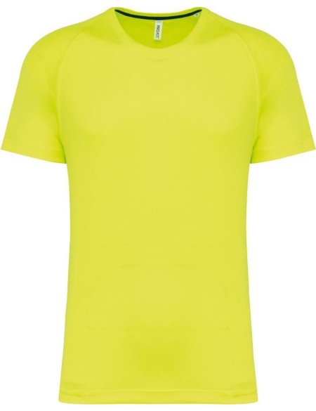 Pánské sportovní tričko Kariban PA4012 - Fluorescent yellow S