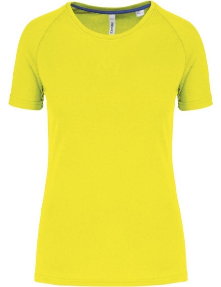 Dámské sportovní tričko Kariban PA4013 - Fluorescent yellow S