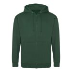 Pánská mikina na zip s kapucí ZOODIE - Bottle green L