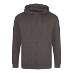 Pánská mikina na zip s kapucí ZOODIE - Charcoal XXL