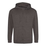 Pánská mikina na zip s kapucí ZOODIE - Charcoal XXL