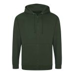 Pánská mikina na zip s kapucí ZOODIE - Forest green S
