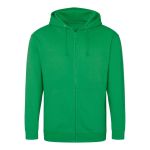 Pánská mikina na zip s kapucí ZOODIE - Kelly green L