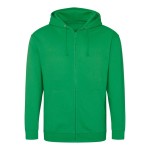Pánská mikina na zip s kapucí ZOODIE - Kelly green S