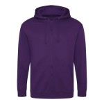 Pánská mikina na zip s kapucí ZOODIE - Purple S