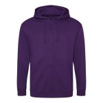 Pánská mikina na zip s kapucí ZOODIE - Purple L