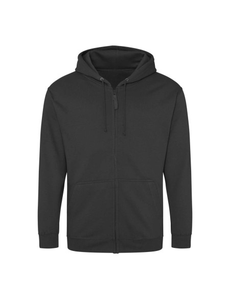 Pánská mikina na zip s kapucí ZOODIE - Storm grey L