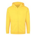 Pánská mikina na zip s kapucí ZOODIE - Sun yellow XXL