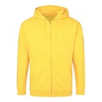 Pánská mikina na zip s kapucí ZOODIE - Sun yellow XXL