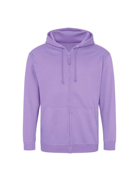 Pánská mikina na zip s kapucí ZOODIE - Digital lavender XXL