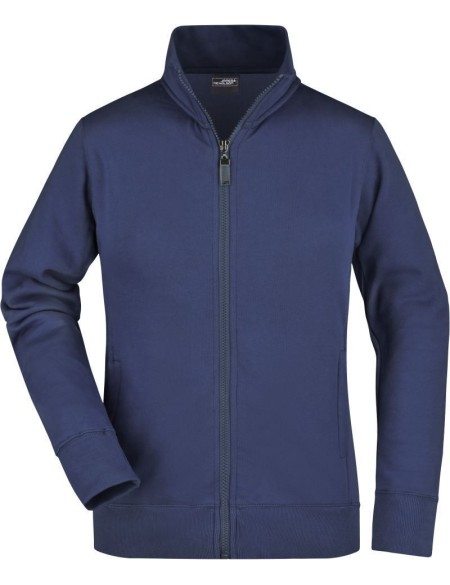 Dámská mikina na zip James+Nicholson JN52 - Navy M