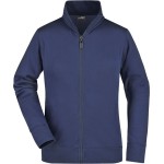 Dámská mikina na zip James+Nicholson JN52 - Navy XXL