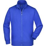 Pánská mikina na zip James+Nicholson JN46 - Royal S