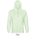 Unisex mikina s kapucí CONDOR - Creamy green XL