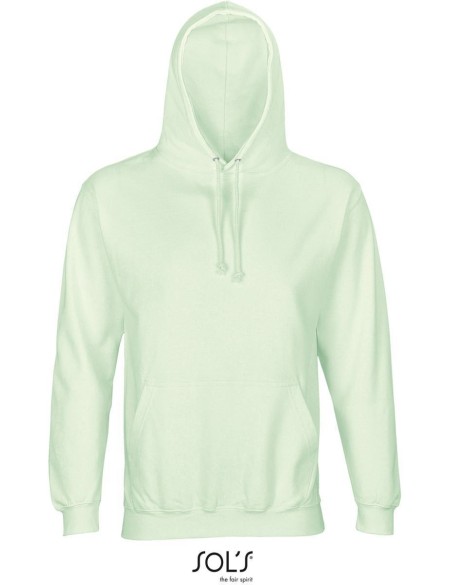 Unisex mikina s kapucí CONDOR - Creamy green M