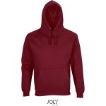 Unisex mikina s kapucí CONDOR - Burgundy L