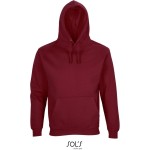 Unisex mikina s kapucí CONDOR - Burgundy XS