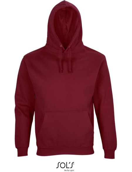 Unisex mikina s kapucí CONDOR - Burgundy S