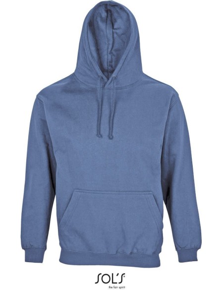 Unisex mikina s kapucí CONDOR - Blue XL