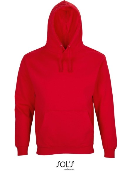 Unisex mikina s kapucí CONDOR - Bright red XS