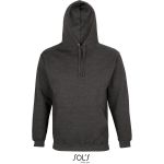 Unisex mikina s kapucí CONDOR - Charcoal melange XXL
